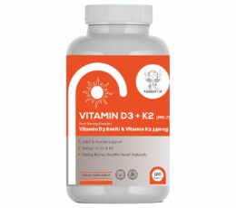 Vitamin D3+K2 120 Tablets