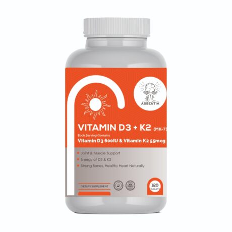 Vitamin D3+K2 120 Tablets